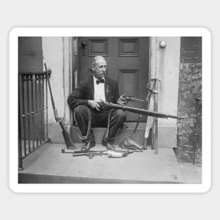 Gentleman Gunslinger, 1927. Vintage Photo Magnet